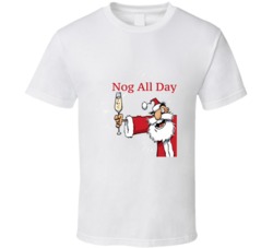 Egg Nog Santa Christmas Funny Tshirt Sweater T Shirt 37846749