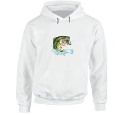 Bass Logo Fishing Top Water Explosion Hoodie 37846832