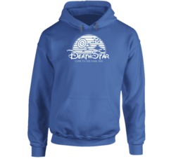 Death Star Come To The Dark Side Funny Disney Logo Parody Hoodie 37846834
