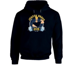 Johnny Bravo Gym Funny Fitness Workout Gym Parody Hoodie 37849112