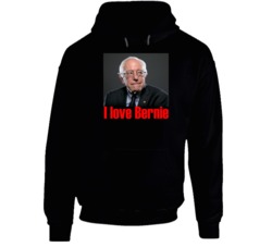 I Love Bernie Sanders Funny Politics President American Election Fan Hoodie 37849113
