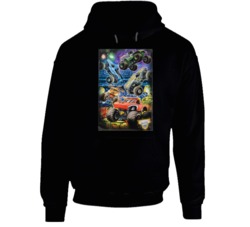 Monster Jam Cool Poster Design Monster Truck Championship Hoodie 37849126