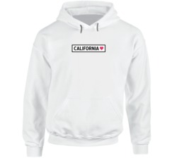 I Love California Beach Hoodie 37849129