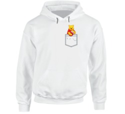 Winnie The Pooh Funny Pocket Hoodie 37849183
