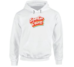 Santa Cruz California Colourful Beach Hoodie 37849210