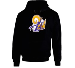 Los Angeles Sports Fan Logo Mashup Hoodie 37849224