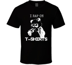 I Rap On Tshirts Funny Rapper Rap Gangster T Shirt 37853925