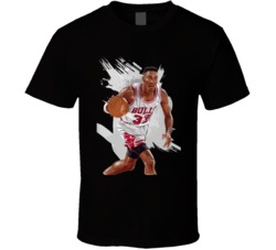 Scottie Pippen Chicago Basketball Vintage Fan T Shirt 37895205