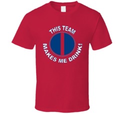 New York Giants This Team Makes Me Drink Funny Merchandise T Shirt 37943859