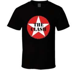 The Clash Logo Cool Rock Music Graphic T Shirt 37971853