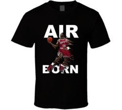 Air Born Michael Jordan Bulls Basketball Fan T Shirt 37971868