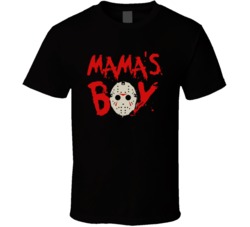 Mama's Boy Jason Friday The 13th Funny Graphic T Shirt 37971880