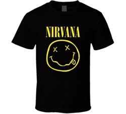 Nirvana Logo Rock Music Vintage Concert T Shirt 37971884