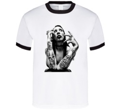 Marilyn Manson Rock Music Graphic T Shirt 37971907