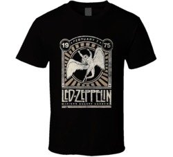 Led Zeppelin Rock Music Band Merchandise Graphic T Shirt 37971943