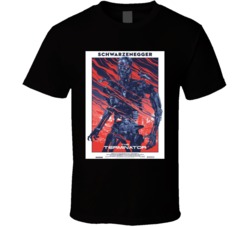 Schwarzenegger The Terminator Movie Graphic T Shirt 37980052