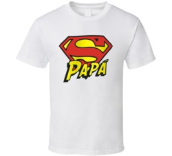 Superman Papa Funny Super Papa Fathers Day Best Dad T Shirt 37987284