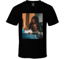 J.cole Rapper Song Writing Graphic T Shirt 37987314