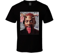 Dennis Rodman Rolling Stone Cover Magazine Basketball Fan T Shirt 37987323