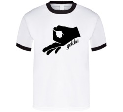 Gotcha Funny Circle Hand Symbol Joker T Shirt 37994573