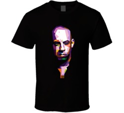 Vin Diesel Celebrity Art Cool Graphic T Shirt 37994577