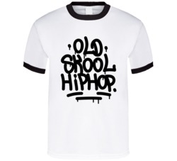 Old Skool Hip Hop Vintage Spray Paint Design T Shirt 38022694