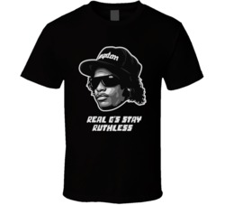 Real G's Stay Ruthless Straight Outta Compton Rap Music T Shirt 38022695
