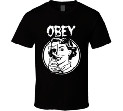 Obey Skeleton Face Skateboarding Fan T Shirt 38022696