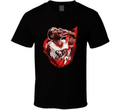 Allen Iverson Philadelphia Sixers Basketball Fan T Shirt 38027171