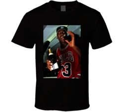 Michael Jordan Cigar Championship Celebration T Shirt 38027173