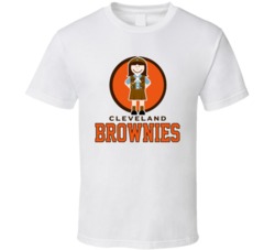 Cleveland Brownies Funny Cleveland Browns Parody Girl Scout Football Fan T Shirt 38032665