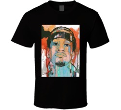 Allen Iverson Basketball Graphic Art Fan T Shirt 38032711