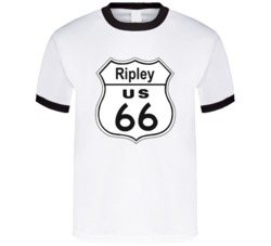 Ripley Us 66 Road Sign Funny Graphic T Shirt 38043363
