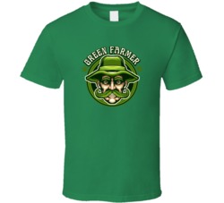 Green Farmer Funny Weed Kush 420 Stoner St Pattys Day T Shirt 38043370