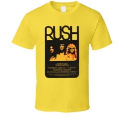 Rush Rock Music Classic Vintage Concert Merchandise T Shirt 38043395