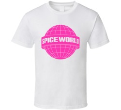 Spice Girls World Vintage Music Fan Spine World British Music T Shirt 38044777