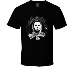 October Ale Funny Mike Myers Halloween Beer Parody Logo Fan T Shirt 38044789