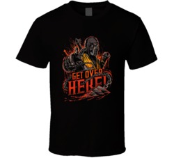 Get Over Here Funny Karate Ninja Graphic T Shirt 38044792