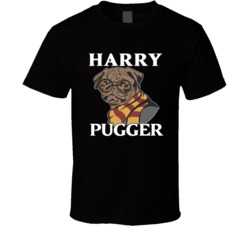 Harry Pugger Funny Harry Potter Parody Graphic Fan T Shirt 38121474