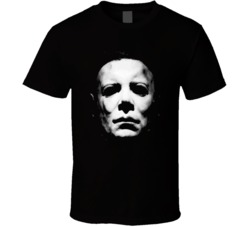 Mike Myers Mask Halloween Graphic Fan T Shirt 38237056