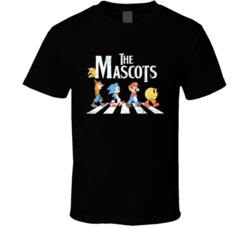 The Mascots Beatles Parody Mario Pacman Pikkachu T Shirt 38237082
