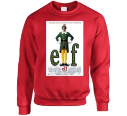 Elf Will Ferrell Ugly Christmas Sweater Funny Fan Sweater Crewneck Sweatshirt 38237105