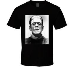 Frankenstein Halloween Face Fan T Shirt 38255581