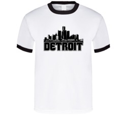 Detroit City Line Usa T Shirt 38285390