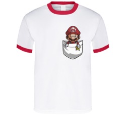 Mario Pocket Tee Mario Party Fan T Shirt 38285395