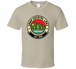 Camp Crystal Lake Funny Friday The 13 Jason Mask Halloween T Shirt 38285409