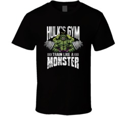 Hulks Gym Funny Superhero Gym Shirt Fitness Fan T Shirt 38285410