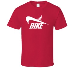 Bike Funny Nike Parody Logo Motorcycle Biking Fan T Shirt 38307352