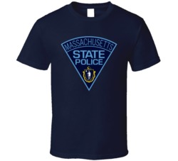 Massachusetts State Police Logo Fan T Shirt 38307378