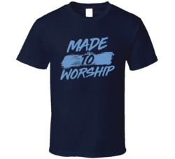 Made To Worship Motivational Positive Mindset Quote Fan T Shirt 38307409